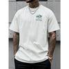 Casual T-shirt met korte mouwen voor heren | Cyan Piranha Hot Tuna T-shirt, Wasbaar in de machine, Normale pasvorm, Ronde hals, Veelzijdig voor buitensporten