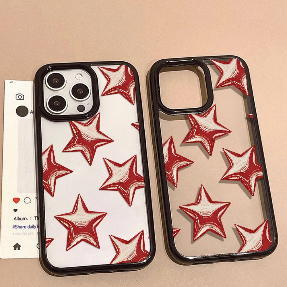 Acrylic Phone Case for iPhone 11 12 13 14 Pro 12 14 16 Pro Max for Samsung A16 A36 A56 S24 FE High-quality Painted Anti-fall Mobile Phone Case