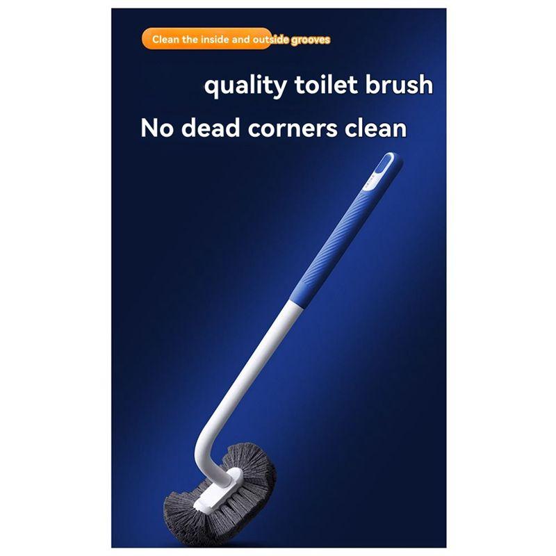 A84E-Long-Handled Toilet Brush No Dead Corners, No Need To Punch Holes Long-Handled Cleaning Brush A