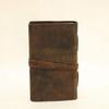 17.78 Cm Leather Journal with Recycled Handmade Paper Diary with Tie Knot
