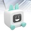 Desktop Small TV Robot Smart   Spker Alarm Clock Ornament with 2.01 Inch Screen GIF Album Mode 3000mah Battery for Bedroom Home