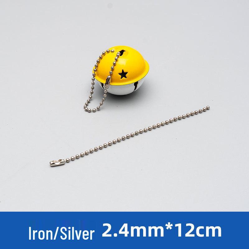 

Металлическая шариковая цепочка 1,5/2,4 мм для бирок и мягких игрушек - Цепочка из круглых бусин