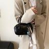 Hand-held bowling bag 2025 new fashion simple shoulder bag high-end niche women's bag