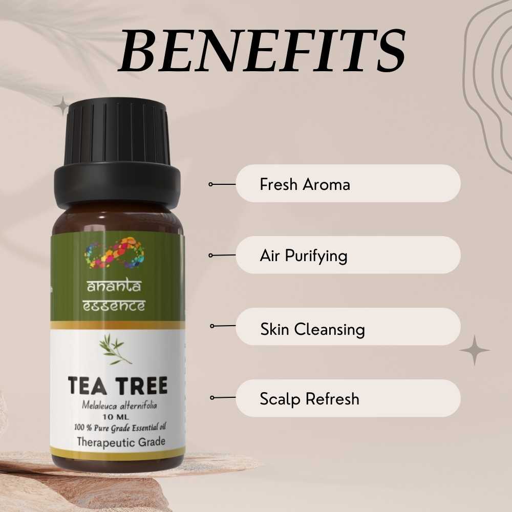 Kaufe 1, erhalte 1 kostenloses Teebaumöl Ätherisches Öl für Aromatherapie & Raumduft | Ätherisches Öl für Diffusor & Seifenherstellung