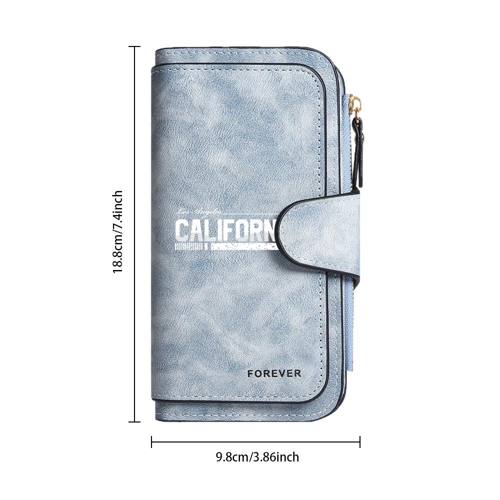 Fashion Long Wallet California Design Forever Stylish Multi Card Holders for Daily Use