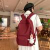 Cartable Féminin simple et mignon Élèves du lycée Élèves du collège Élèves de l'école primaire Classes de 3e à 6e Sac à dos grande capacité