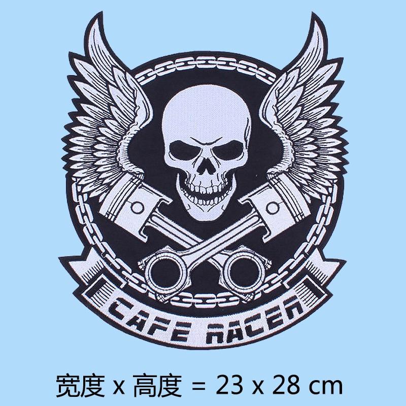 Large Embroidered Patch Jackets Coats Repair Decorative Applique Iron-on Sew-on Fashion Accessory