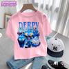 Derpy Tiger Kpop Demon Hunters Shirt for Kids Baby Girl Men Women T Shirt Cute Tiger Cartoon Clothes 2025 Hot Movie Print Soft