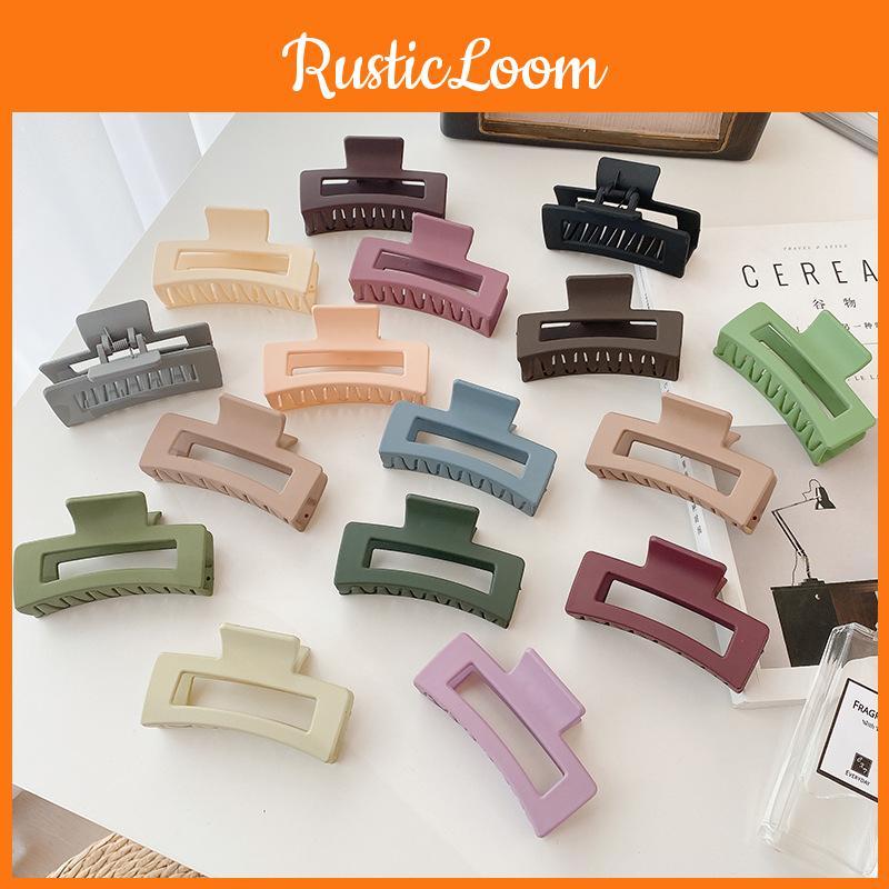 Wholesale Resin Hair Clip Trendy Geometric Design 8.5cm Size