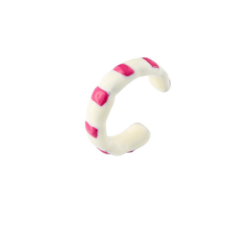 Stylish Copper Ring For Women With Adjustable Opening And Chic Geometric Elements Design