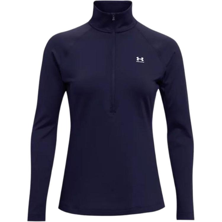

Under Armour FW22 Брендовый логотип с принтом воротника-стойки и длинными рукавами Куртка женская темно-синяя 1368699-410 XS