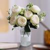 Artificial Roses Silk Flowers Artificial Wedding Bouquet Elegant Fake for Party Office Garden Engagement Decor