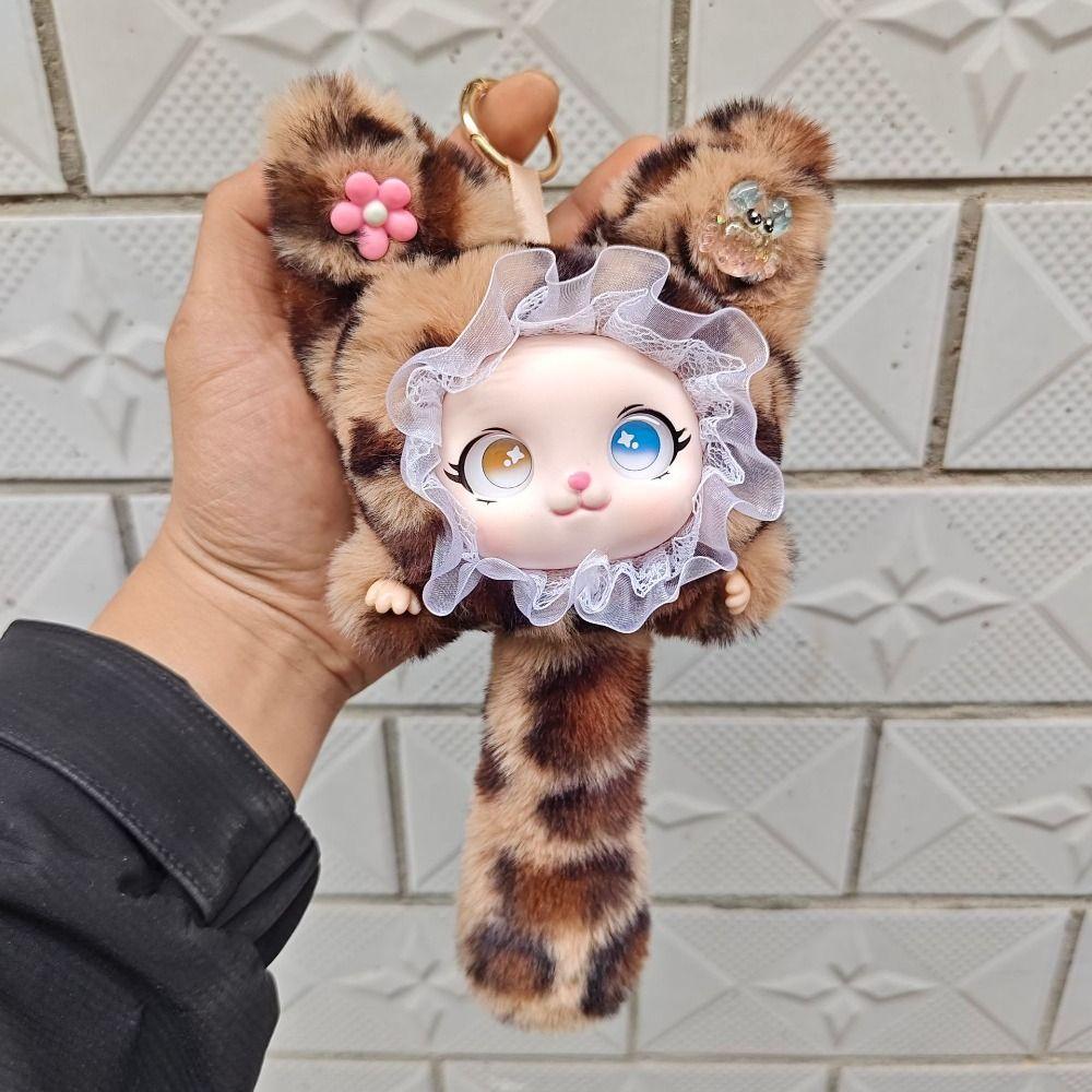 Plush Material Cat Plush Doll Pendant Bag Hanging Vinyl Face Doll Pendant Boys and Girls