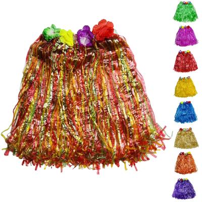 Carnival Ball Dance Performance Costume Grass Skirt Set, Children's Grass Skirt