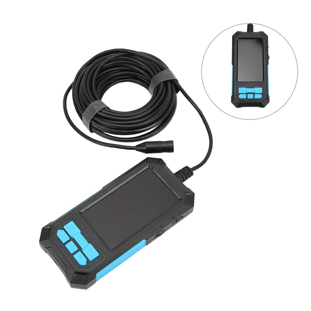 Pipeline Borescope High Resolution 4.5in IPS Screen IP68 Waterproof Adjustable LED Light Portable Borescope for Industry