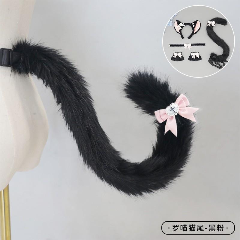 Handmade Plush Cat Ear Headband Cosplay Anime Convention Kawaii Accessory Unisex