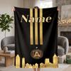 Atlanta United Custom Flannel Blankets Soft Warm Cozy Throws for Home Decor Holiday Gifts