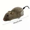 1/5pcs Cat Toys Fun Interactive Plush Wind-Up Mouse Toy for Cats Dogs and Kids Mechanical Moving Animal Toy for Playtime Pranks