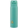 Skater Straw Mug Bottle 480ml Cold Storage Stainless Steel Water Bottle Disney Mickey Mouse Green World One Touch Open STOT5ST-A