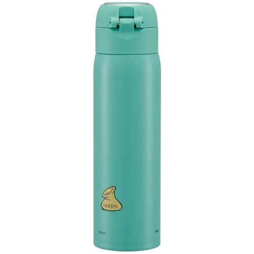 Skater Straw Mug Bottle 480ml Cold Storage Stainless Steel Water Bottle Disney Mickey Mouse Green World One Touch Open STOT5ST-A