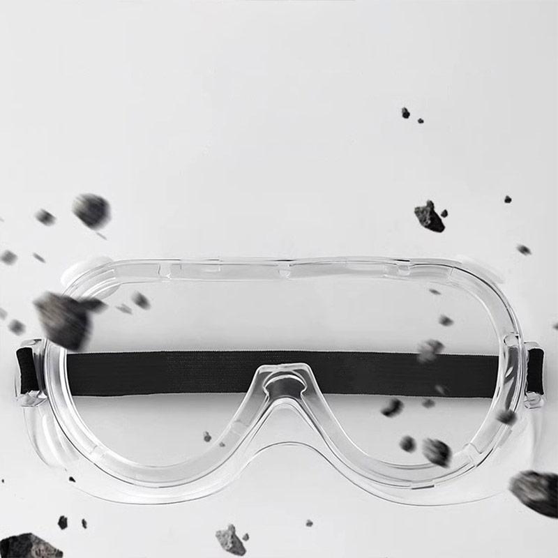 Ochranné brýle širokoúhlé nastavitelné ochrana očí čiré sklo brýle proti zamlžování měkké lehké brýle bezpečnostní brýle