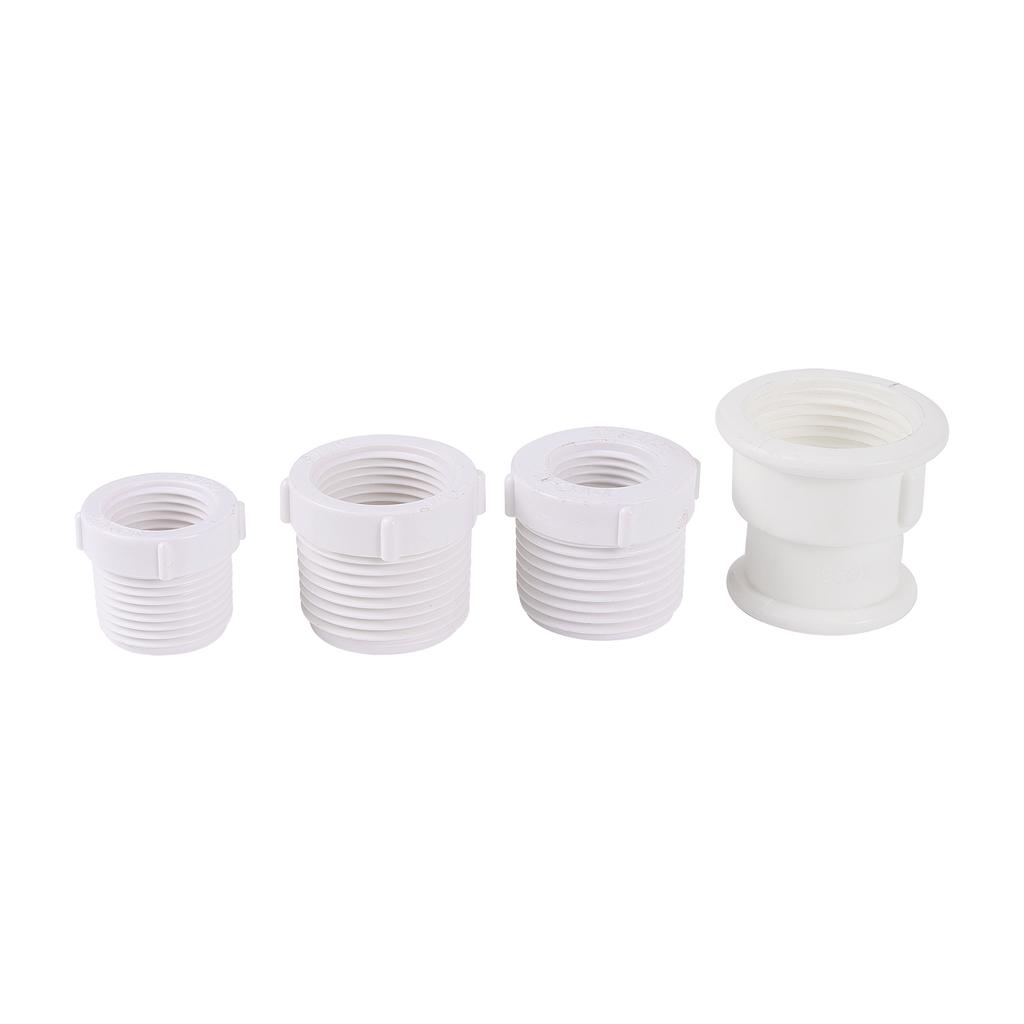 1" 3/4" 1/2"1” Thread Fittings Plastic Fittings Threaded Pipe Fittings Adapter Garden Irrigation Water Fittings