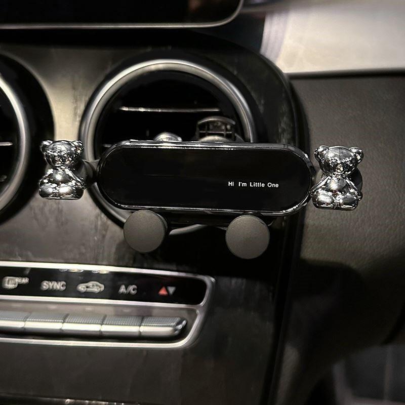 Mobile Phone Car Bracket Car Navigation Special Cute Car Fixed Car Support Frame Women Air Outlet Mobile Phone Holder