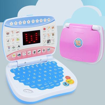 Cartoon Fold Pronunciation Learning Machine With Screen English Alphabet Language Computer Kids Tablet Educational Toys Gift