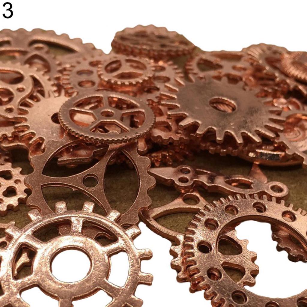 100 Grammi Steampunk Cogs Ciondolo in Metallo Denti Steampunk per