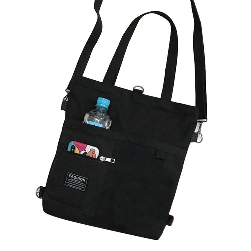 Women Canvas Crossbody Handbag Female Shopper Fashion Simple Shoulder Canvas Bags For Women Tote