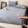 Winter Milk Velvet Single Fitted Sheet, New High Weight Plus Velvet Warm Fitted Sheet, All-inclusive Anti-slip Bed Sheet