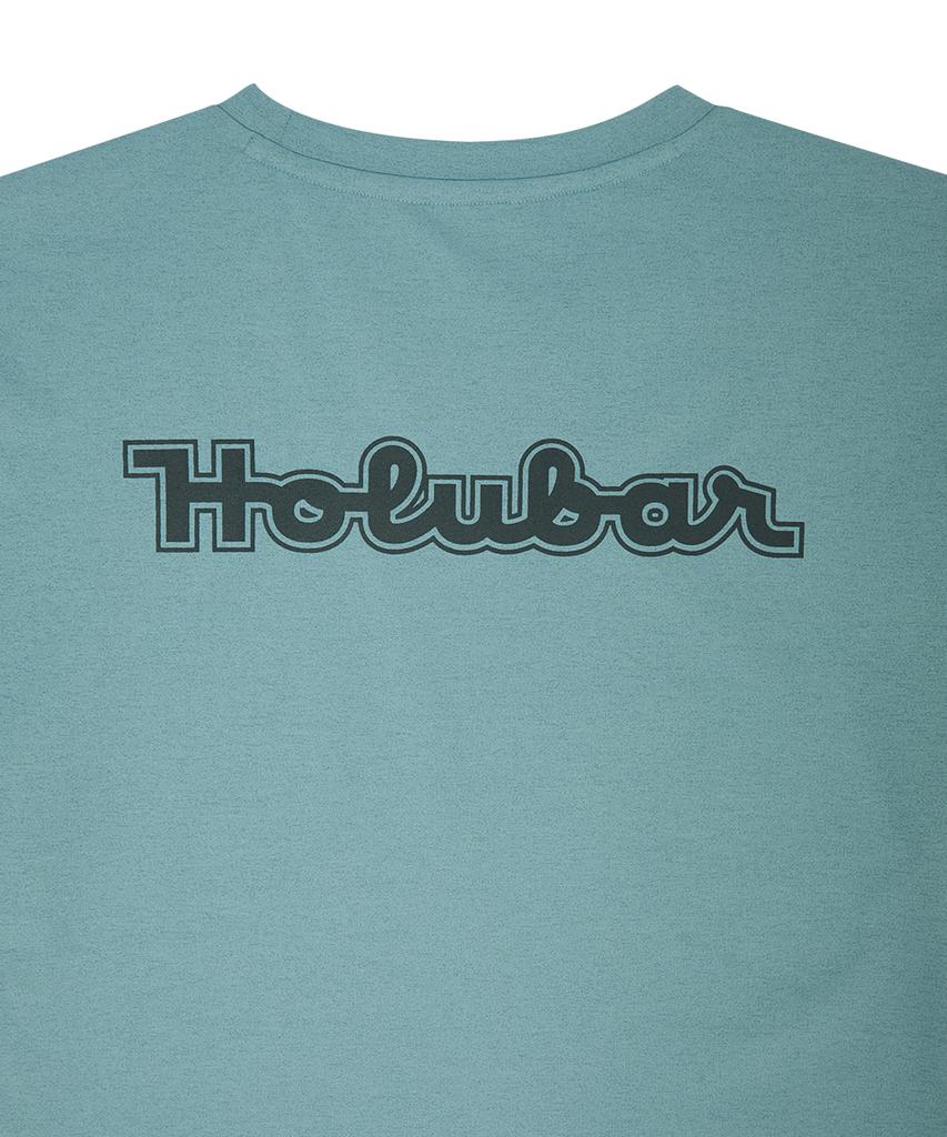 Holluba Lettering Logo T Shirt Green