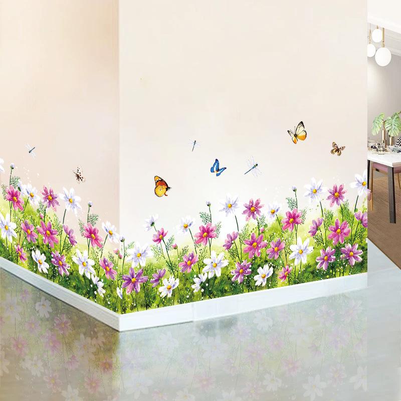 Chaser Living Room Bedroom Wall Sticker Wall Decoration PVC Self-adhesive Wall Sticker Wall Waterproof