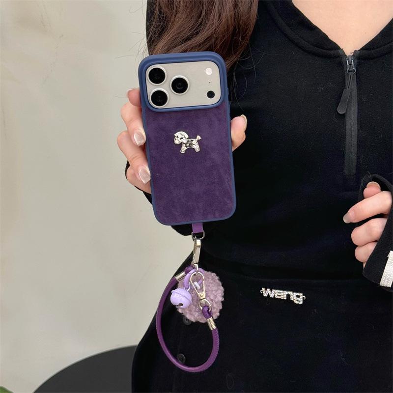 

Winter Plush Rhinestone 3D Horse Case for iPhone 17/16 Pro Max/15/14 iPhone 17