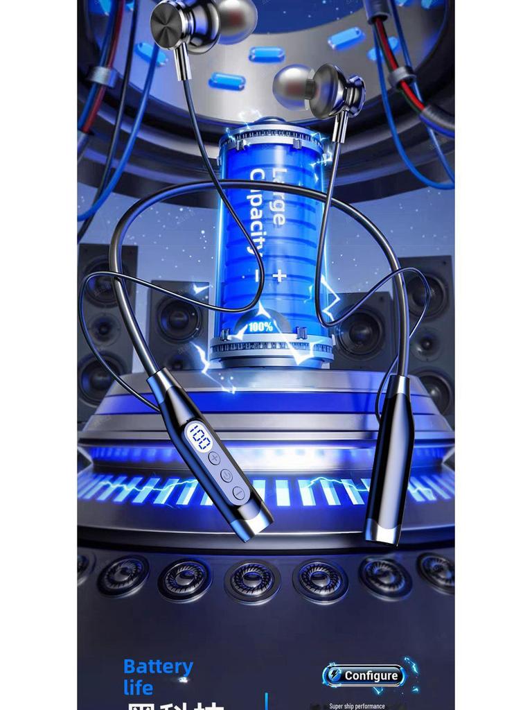 Wireless Bluetooth Neckband Headset with Noise Reduction, Extended Standby, Music & Call Features, Karaoke Compatibility