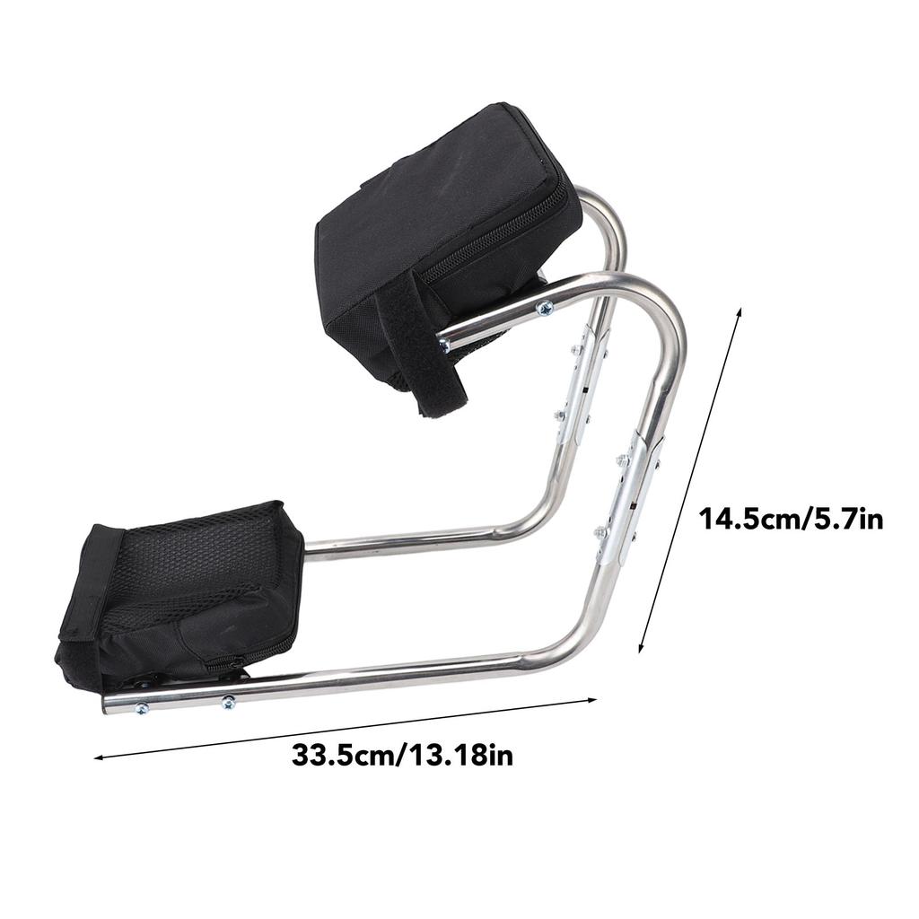 Knee Seat Gardening Tool Stainless Steel Ergonomic Ankle Support Multifunctional Knee Seat Leg Brace for Gardening Work
