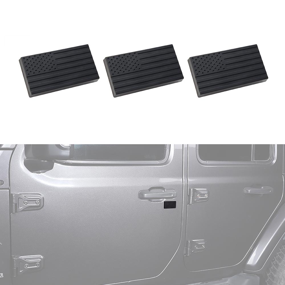 

Car Door Keyhole Protect Cover American Flag for Jeep Wrangler TJ JK JL JT 1997-2026 Keyhole Decoration Exterior Accessories