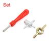 Single Head Tyre Valve Wrench Set 3 In 1 Car Accessories