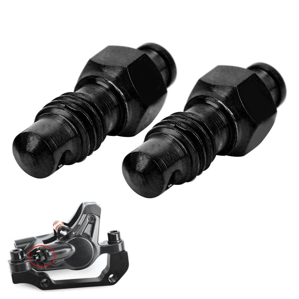 2 ks Slitina titanu Olejová kotoučová brzda Odvzdušňovací šroub Výfukové šrouby Sada pro silniční jízdní kolo Příslušenstvíčerná