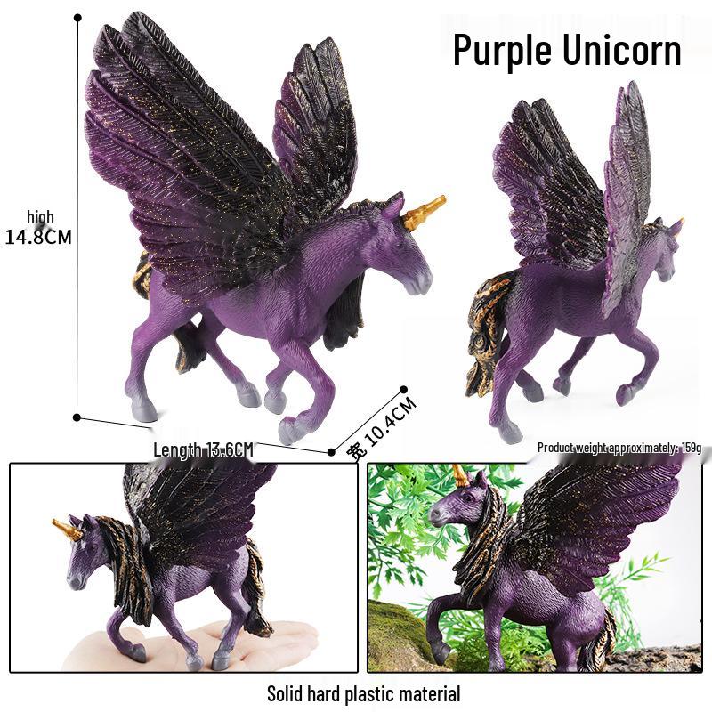 European Mythology Pegasus & Unicorn Children's Toy Figurine Set