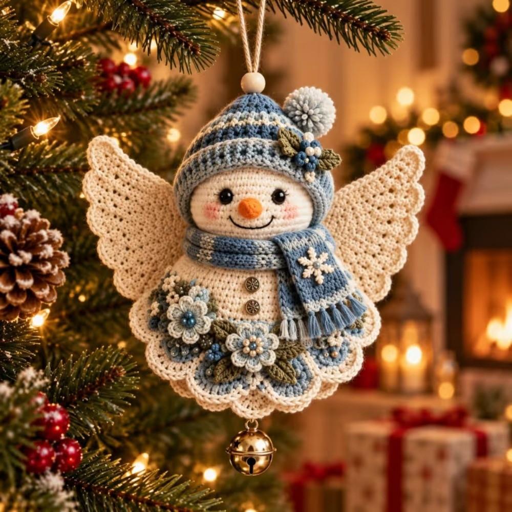Crochet DIY Crochet Christmas Ornament Kit Handmade Christmas Hanging Decor Holiday