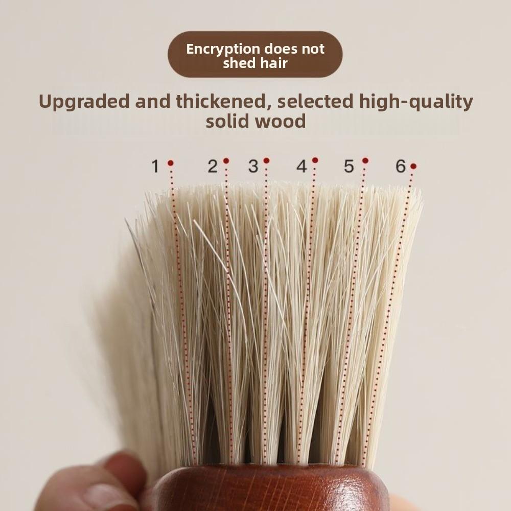 Bettbürste aus Buchenholz mit weichen Borsten, Haushaltsreinigungswerkzeug, Sofabürste, Reinigungsutensil