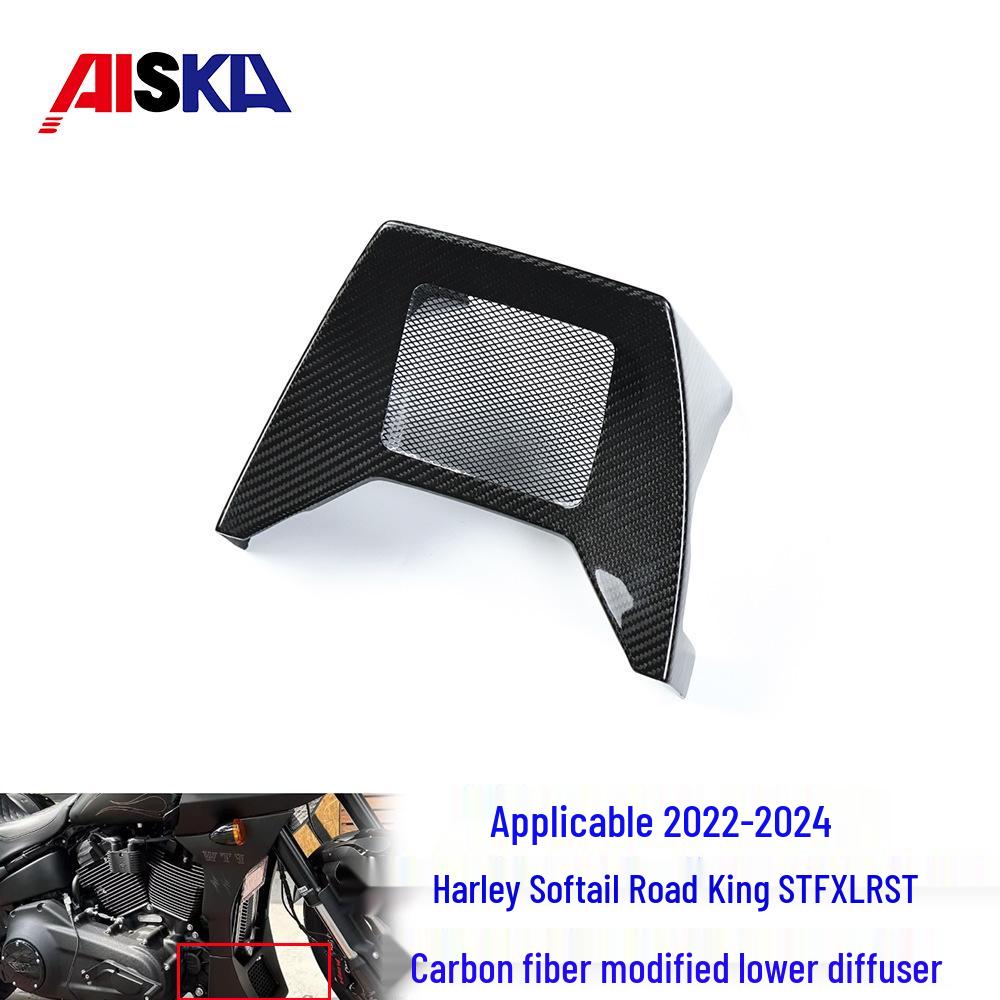 

Modified Carbon Fiber Lower Fairing Turn Signal Side Panel for Harley Softail Low Rider ST FXLRST