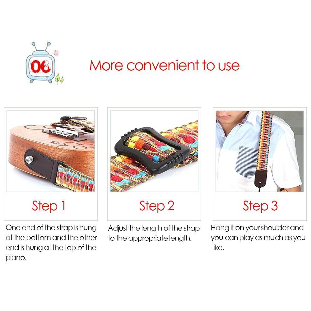 Convenient For Guitar For Ukulele Accessories Diagonal Span Strap Guitar Strap Shoulder Strap