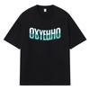 2026 OxyenhO Printed Graphic Y2k Harajuku Streetwear 100% Cotton T Shirt Casual Oversized Summer Men T-shirt