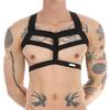 Elastic Multi Band Harness Black - MenSexyWear - Harness