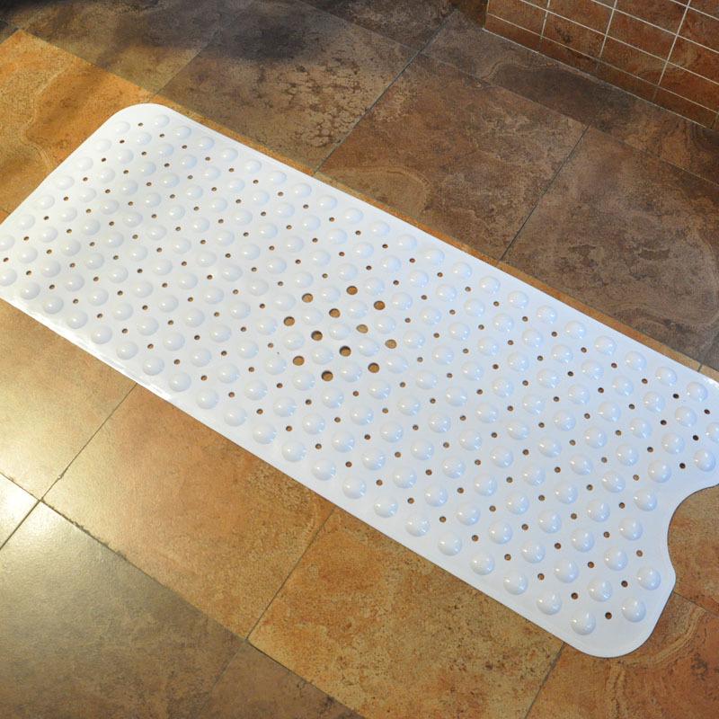 Nonslip Environmental TPR Rubber Bath Rug Shower Tub Mat with Suction