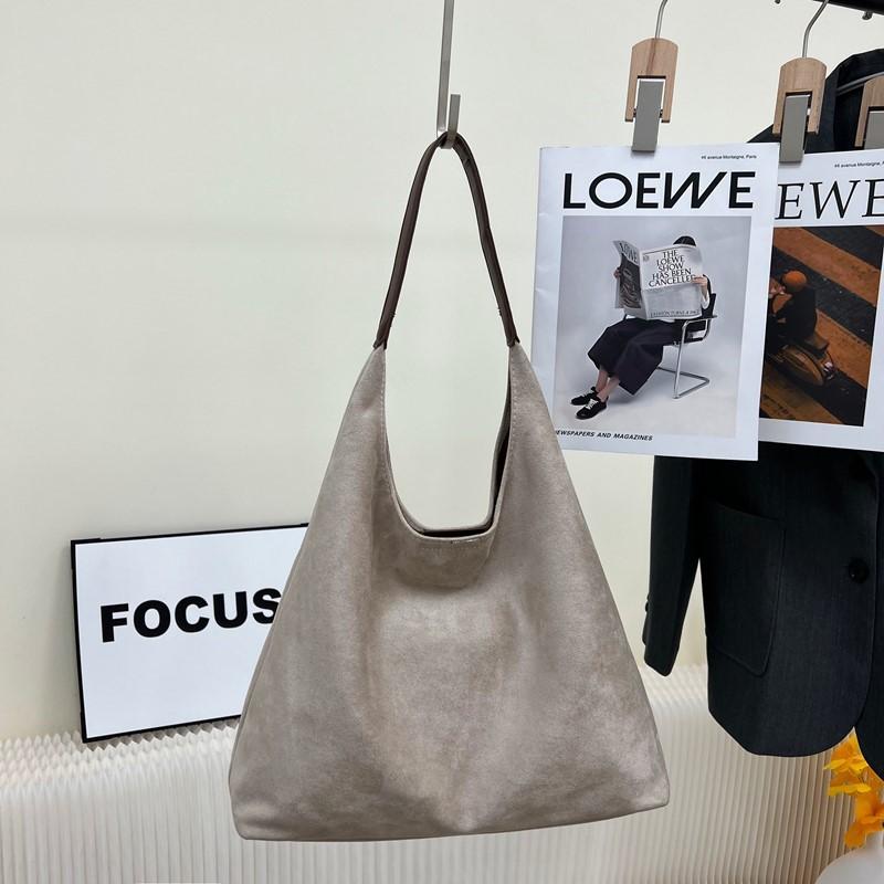 

Ретро повседневная сумка большой вместимости для поездок на работу, женская новая осенне-зимняя сумка-тоут, нишевая универсальная сумка через плечо