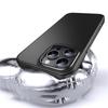 For iPhone 16 Pro Max Magnetic Case Compatible with MagSafe Carbon Fiber Texture PC+TPU Cover