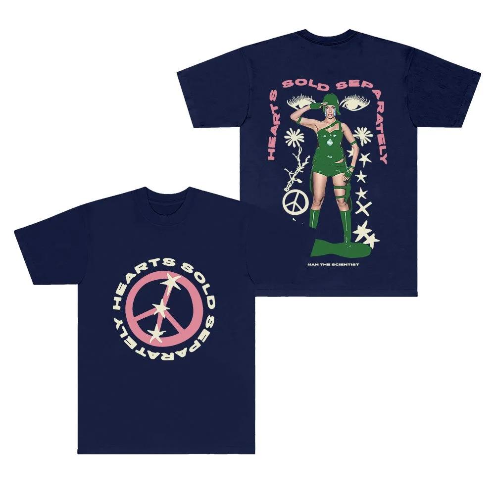 Mariah The Scientist Peace T-Shirts Herzen separat verkauft Tour Merch Damen Herren Kurzarm T-Shirt